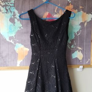 B. Darlin - Black Sequin Evening Dress